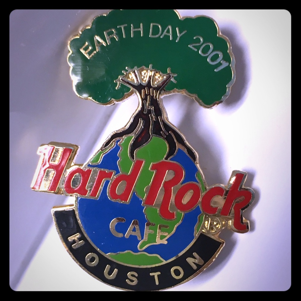 Houston Earth Day 2001 Hard Rock Cafe Pin